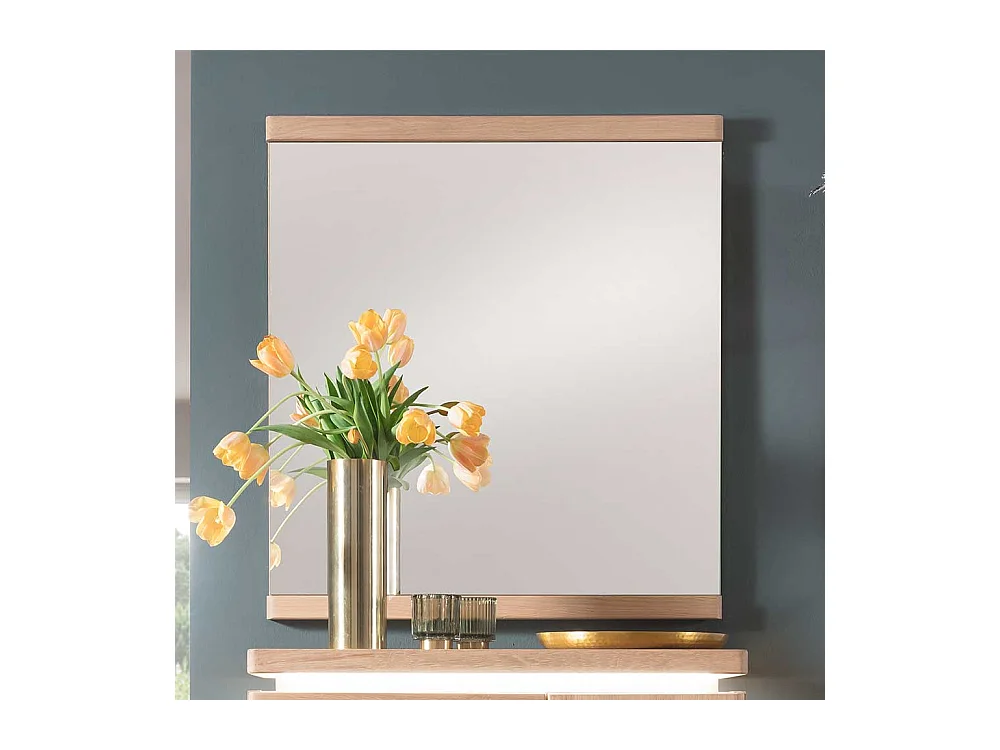 Flurspiegel in Eiche Bianco massiv 75 cm breit