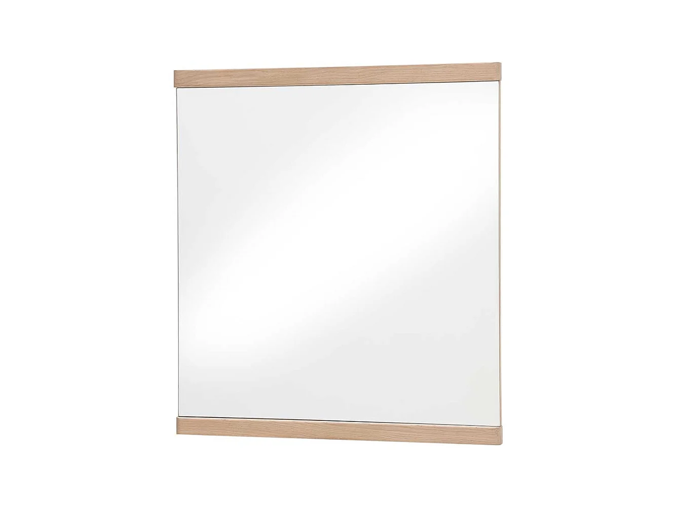 Flurspiegel in Eiche Bianco massiv 75 cm breit