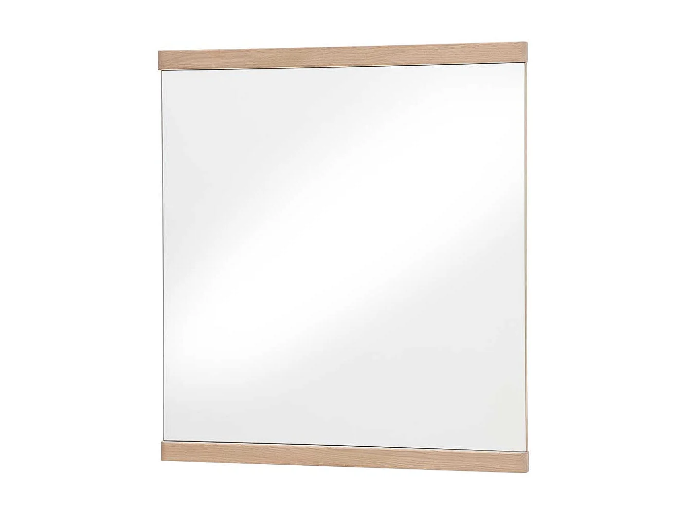 Flurspiegel in Eiche Bianco massiv 75 cm breit