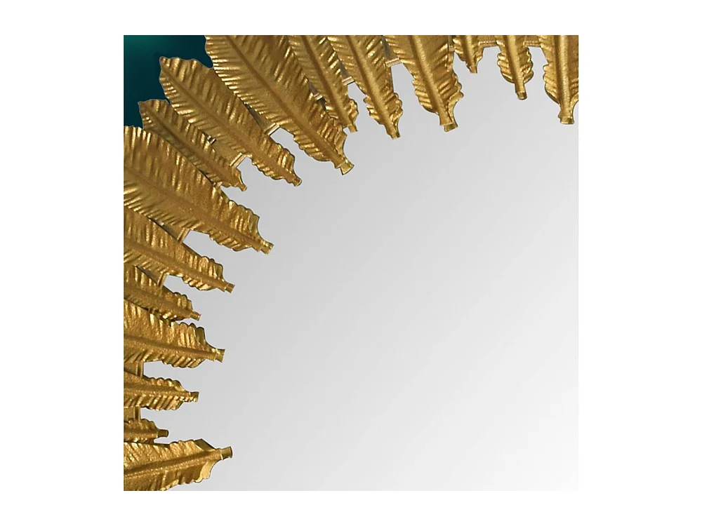 Wandspiegel Glasspiegel in Goldfarben mit Metallrahmen