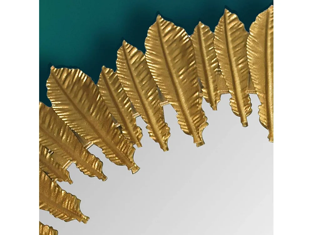 Wandspiegel Glasspiegel in Goldfarben mit Metallrahmen