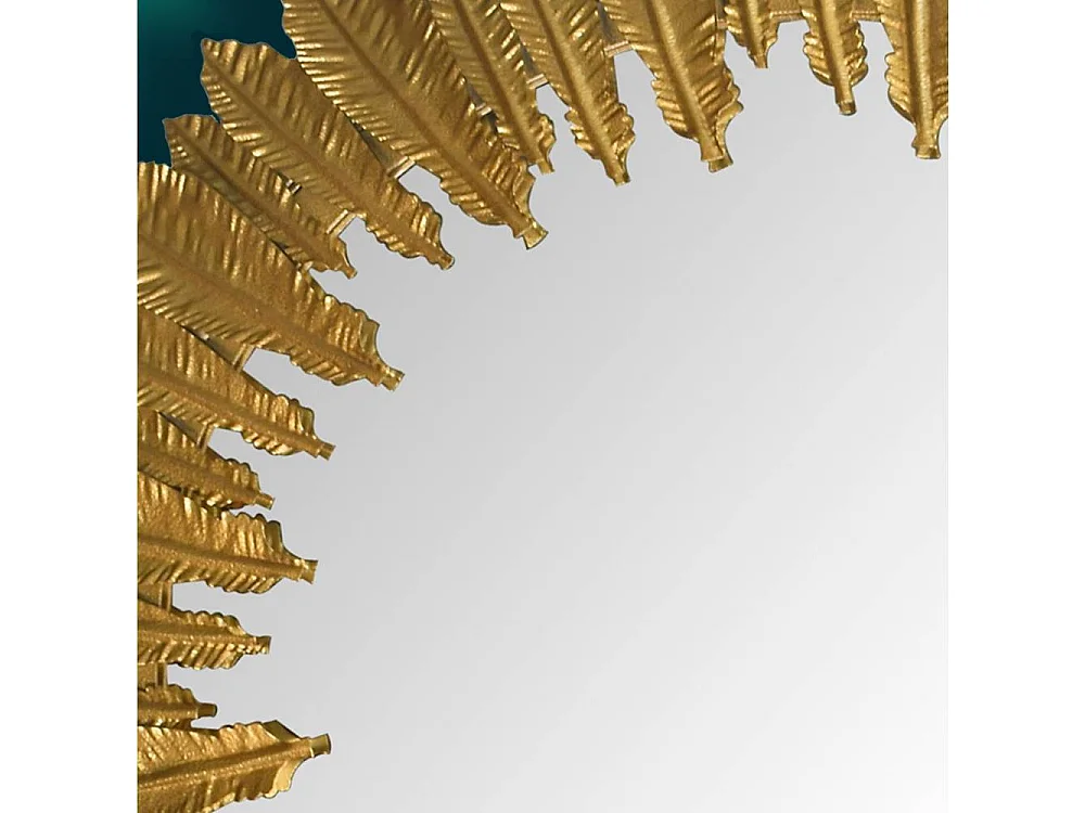 Wandspiegel Glasspiegel in Goldfarben mit Metallrahmen