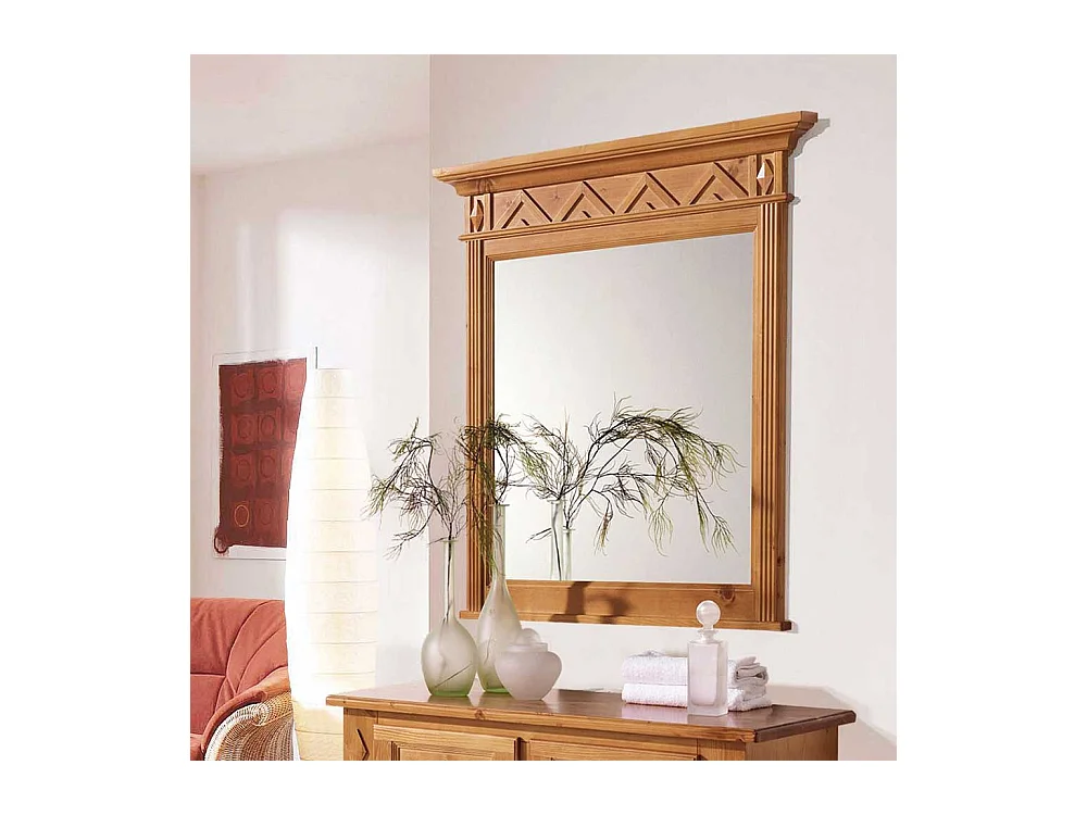 Dielenspiegel aus Fichte Massivholz Landhaus