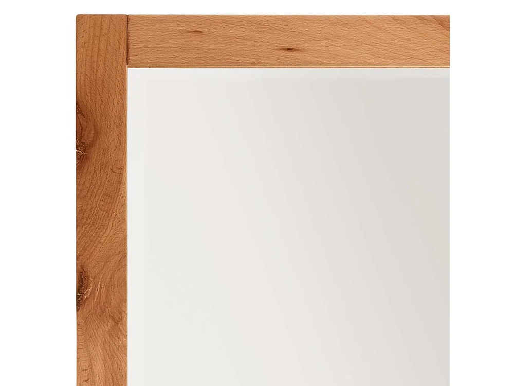 Garderoben Wandspiegel mit Holzrahmen Kernbuche Massivholz