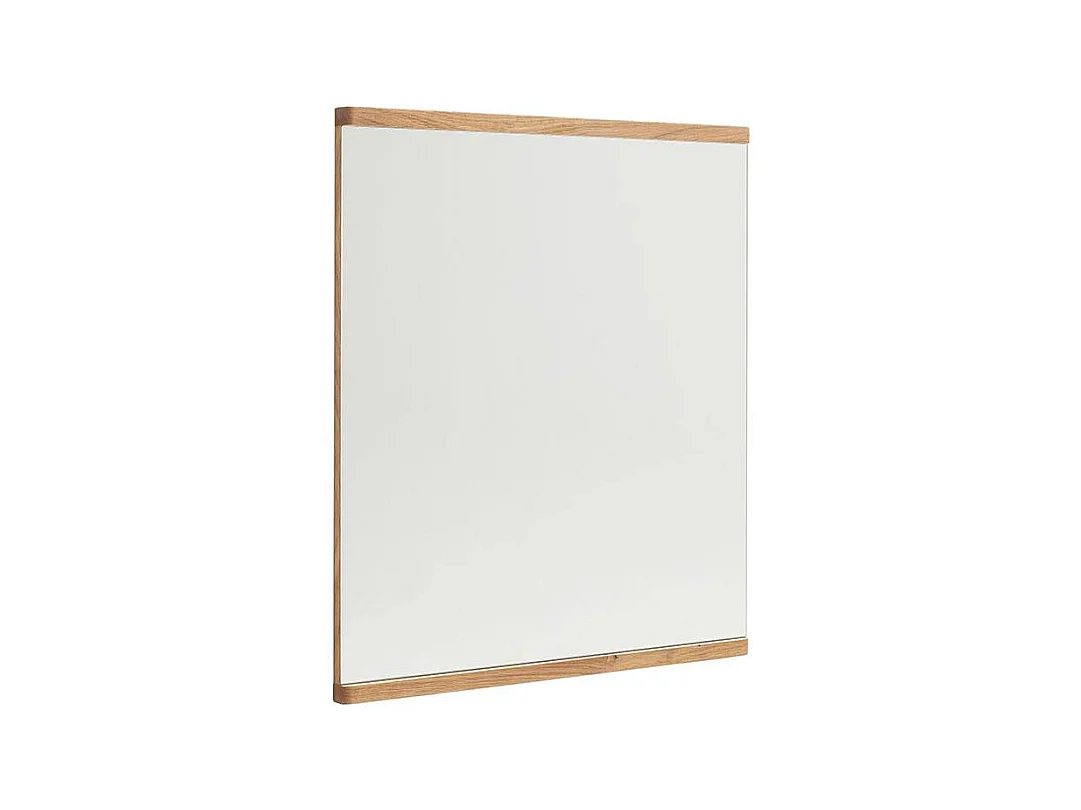 Wandspiegel Spiegel mit Holzrahmen 85 cm hoch