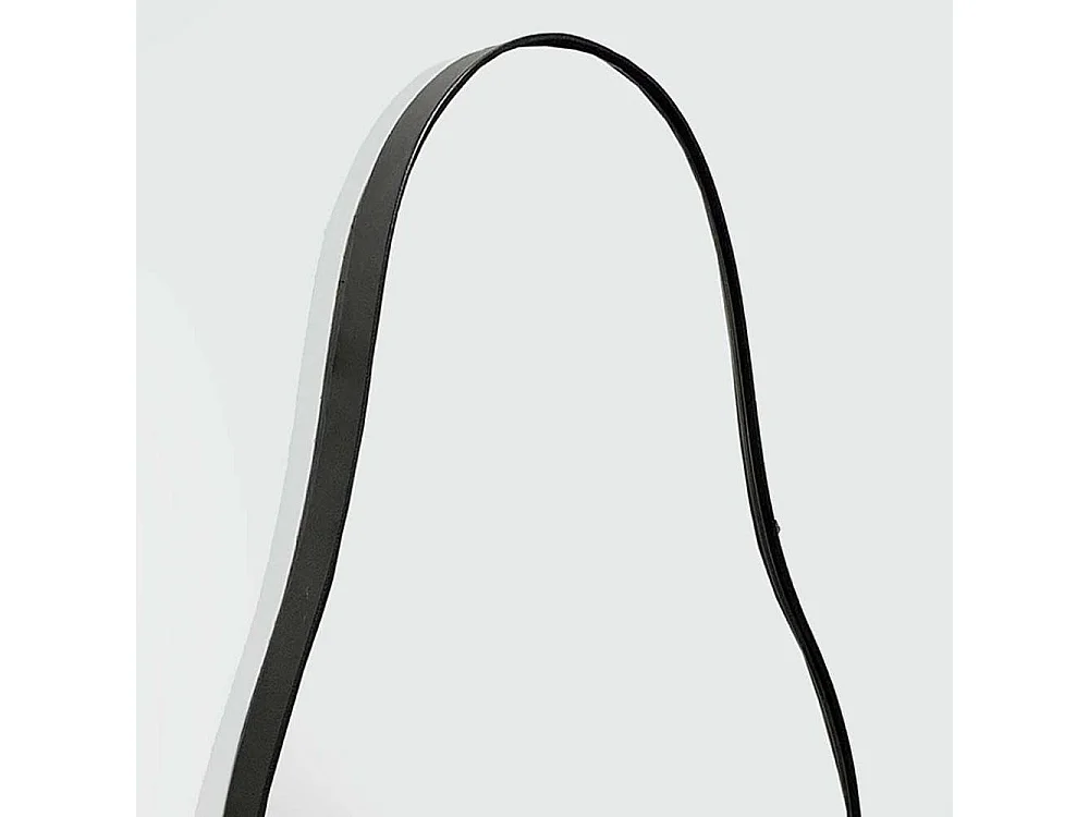 Wandspiegel Flurspiegel mit Metallrahmen in organischer Form