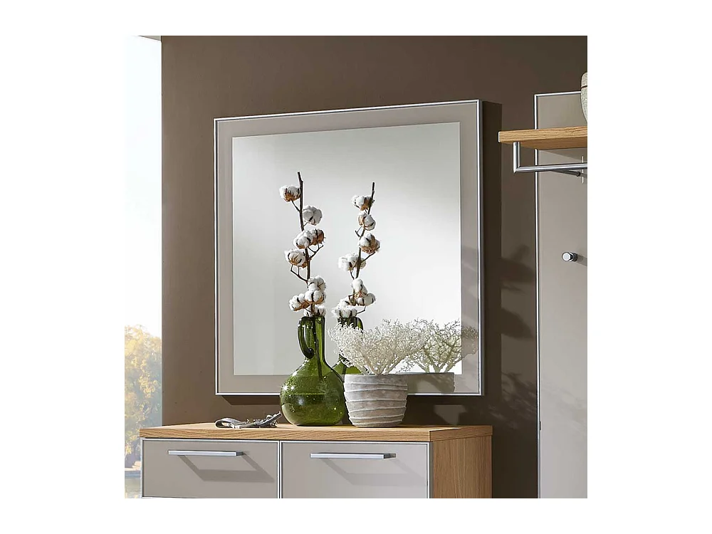 Garderobenspiegel in Taupe Glas modern