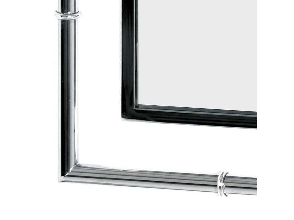 Garderoben Spiegel in Chromfarben Metallrahmen