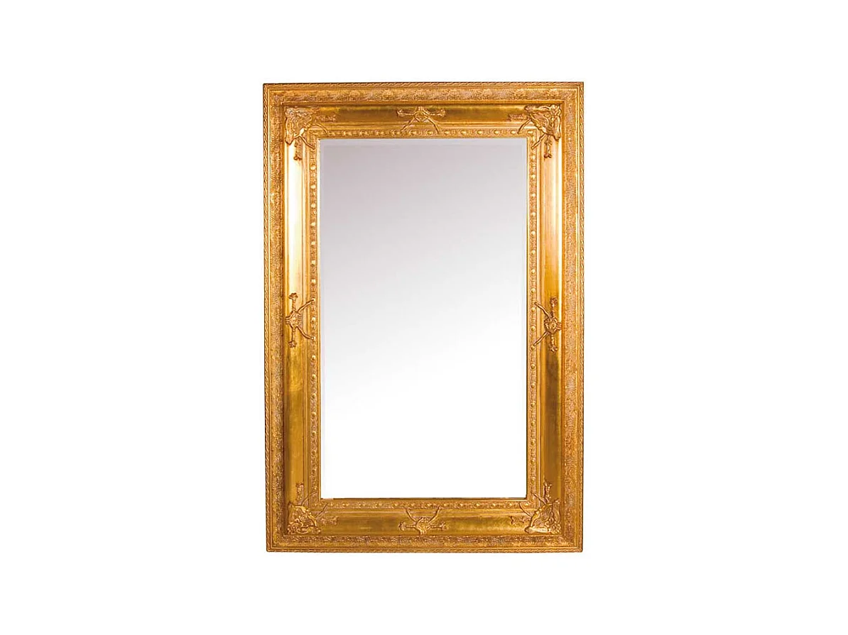 Barockspiegel in Gold massiv