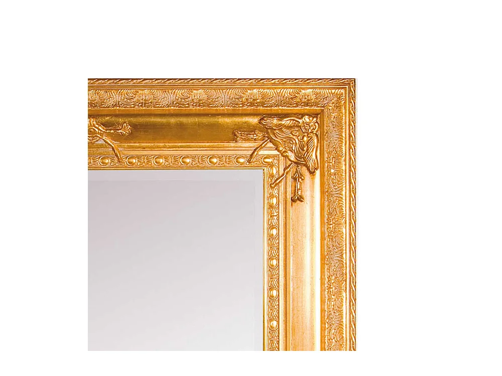 Barockspiegel in Gold massiv
