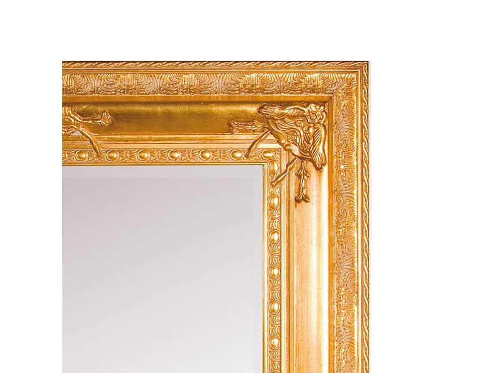 Barockspiegel in Gold massiv