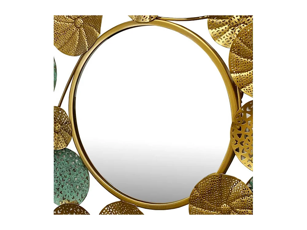 Wandspiegel Glasspiegel aus Metall im Boho Style