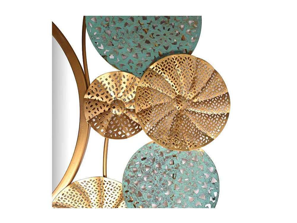 Wandspiegel Glasspiegel aus Metall im Boho Style