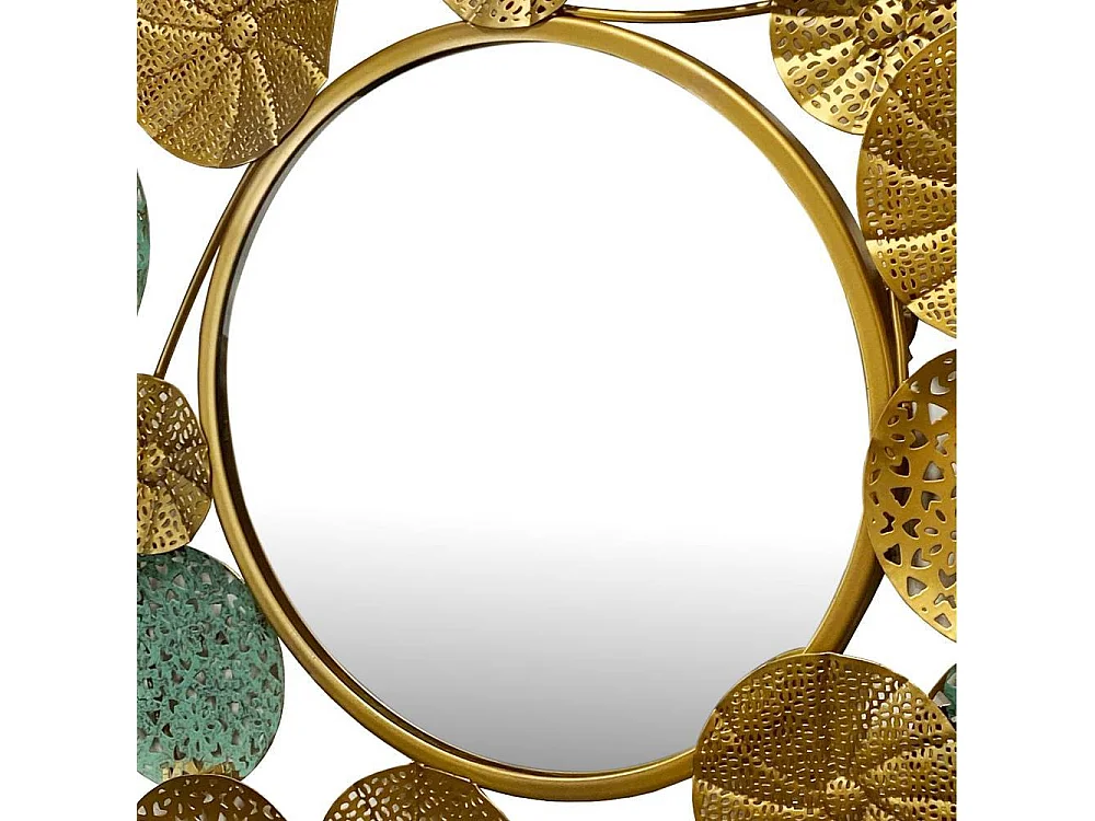 Wandspiegel Glasspiegel aus Metall im Boho Style