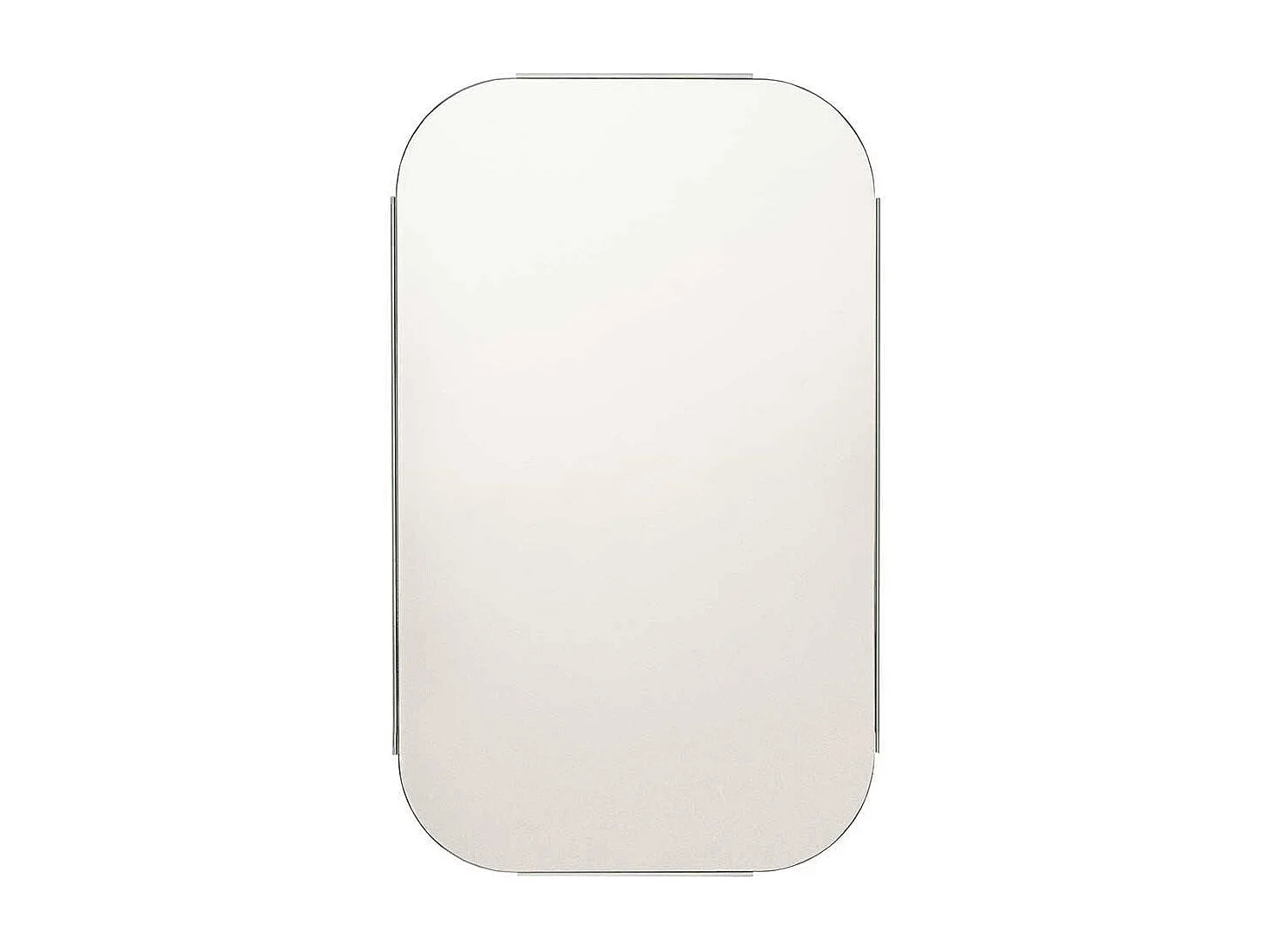 Flurspiegel in Silberfarben Glasrahmen