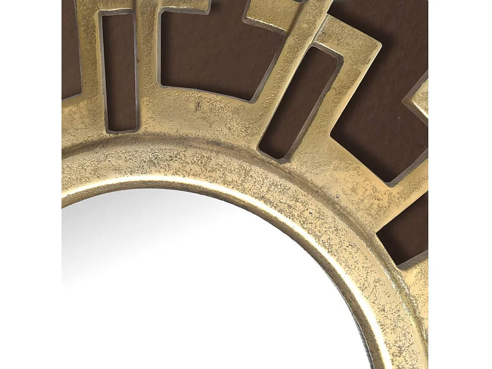 Wandspiegel Spiegel in Goldfarben mit Metallrahmen