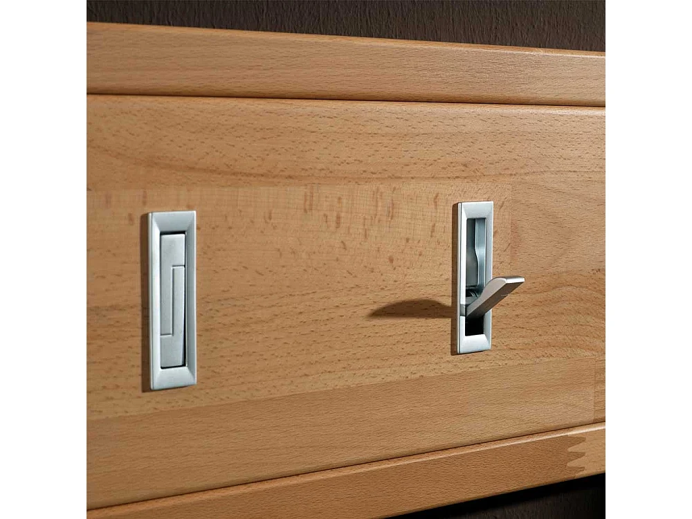 Dielenspiegel aus Kernbuche Massivholz 60 cm breit