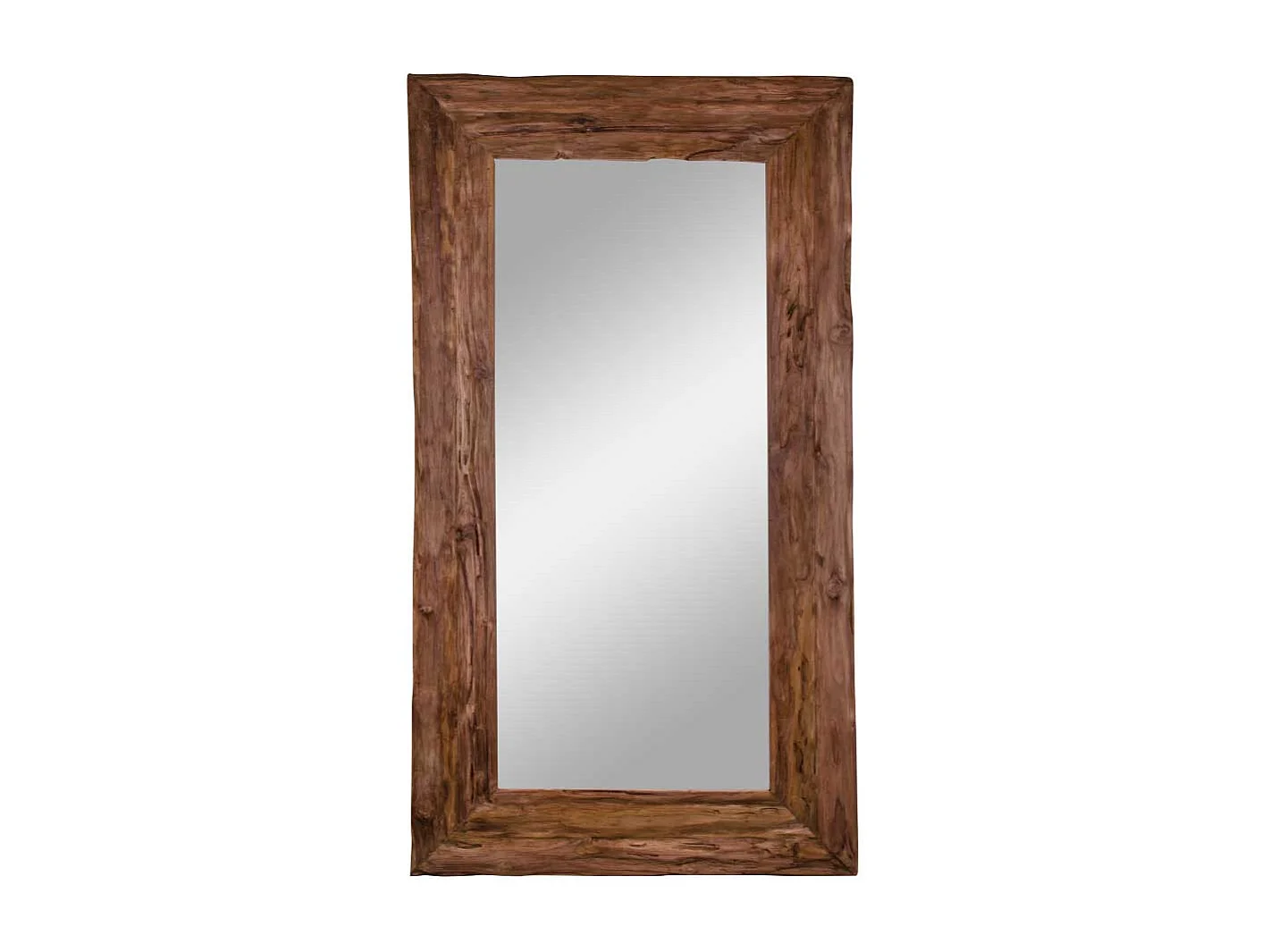 Flurspiegel aus Teak Recyclingholz rustikalen Landhausstil