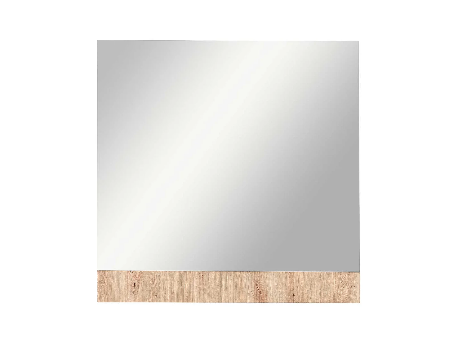 Spiegel Wildeichefarben f�r die Wandmontage 84 cm breit
