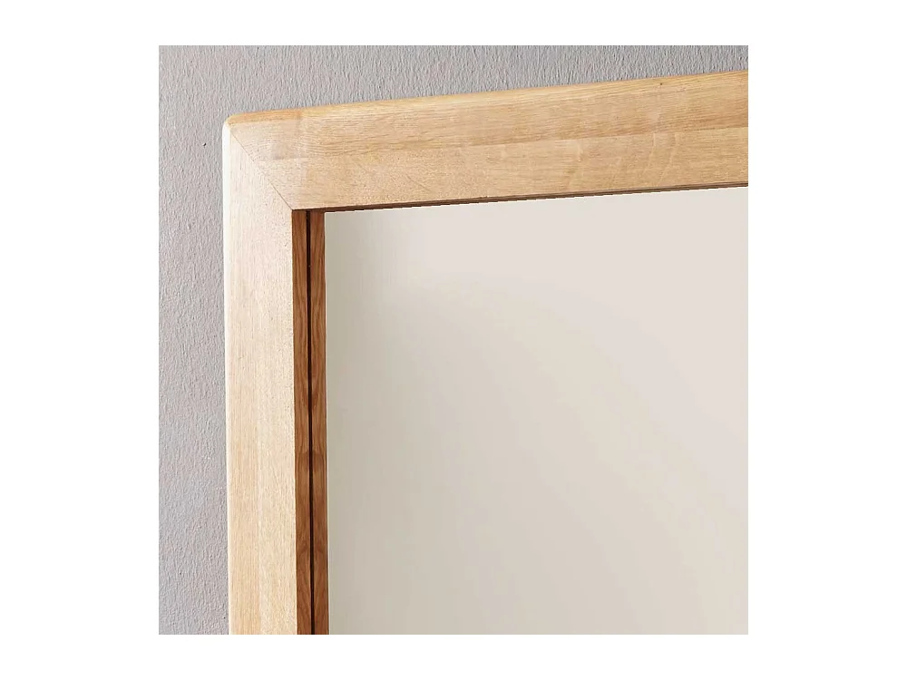 Dielenspiegel aus Wildeiche Massivholz 100 cm breit