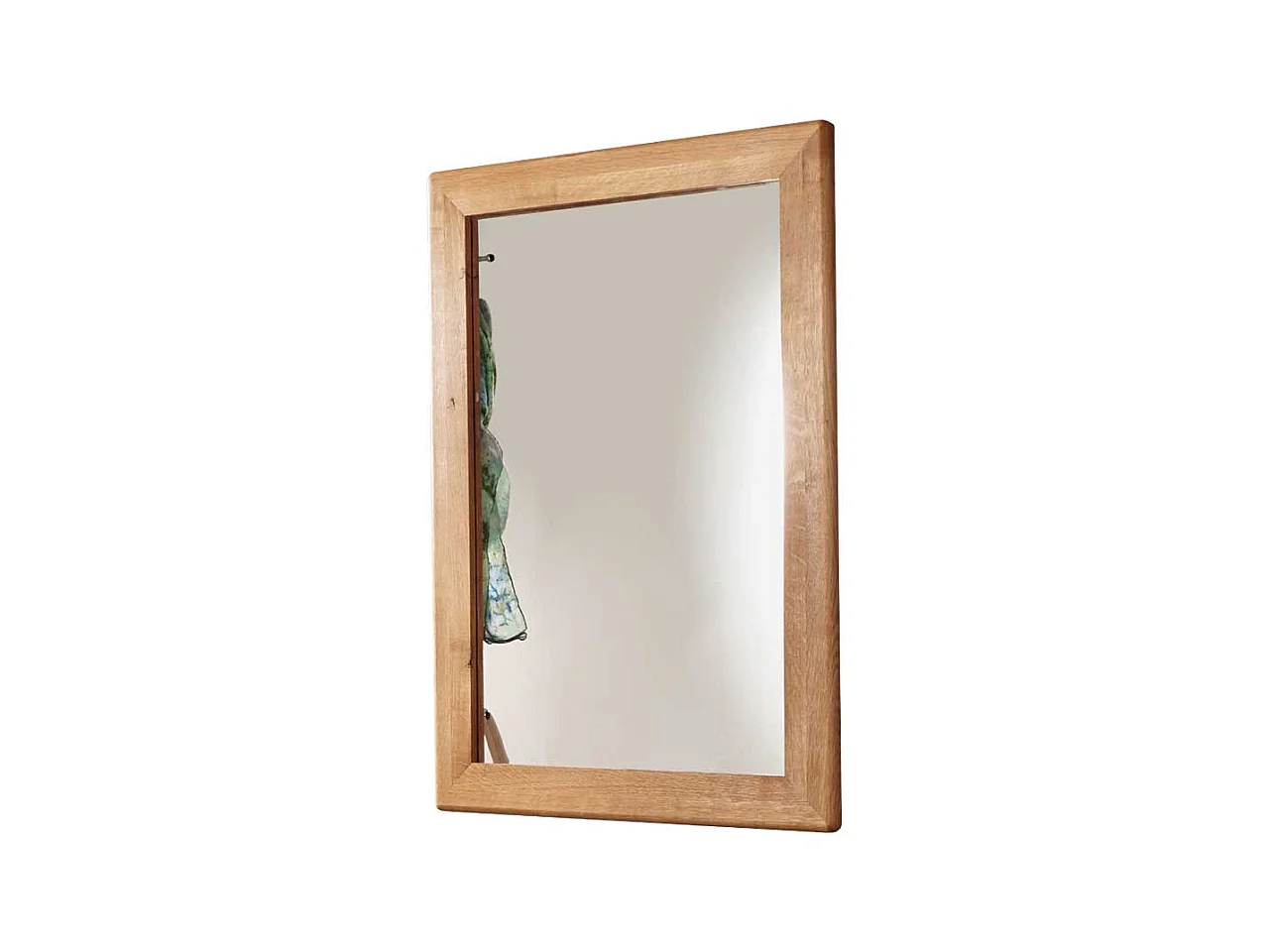 Dielenspiegel aus Wildeiche Massivholz 100 cm breit