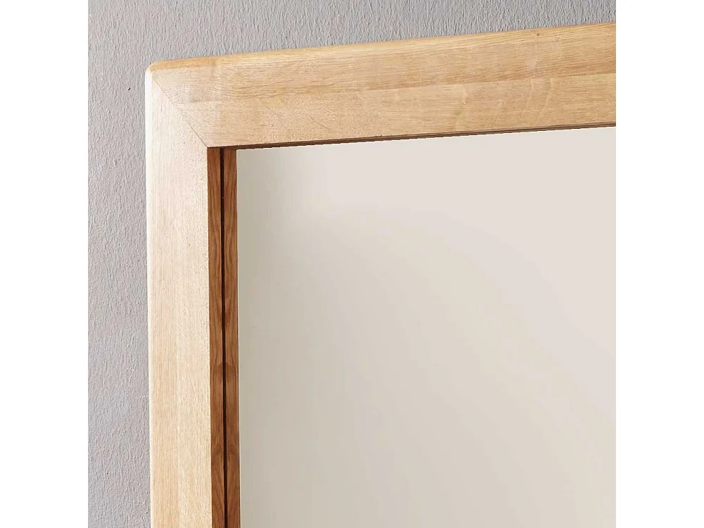 Dielenspiegel aus Wildeiche Massivholz 100 cm breit