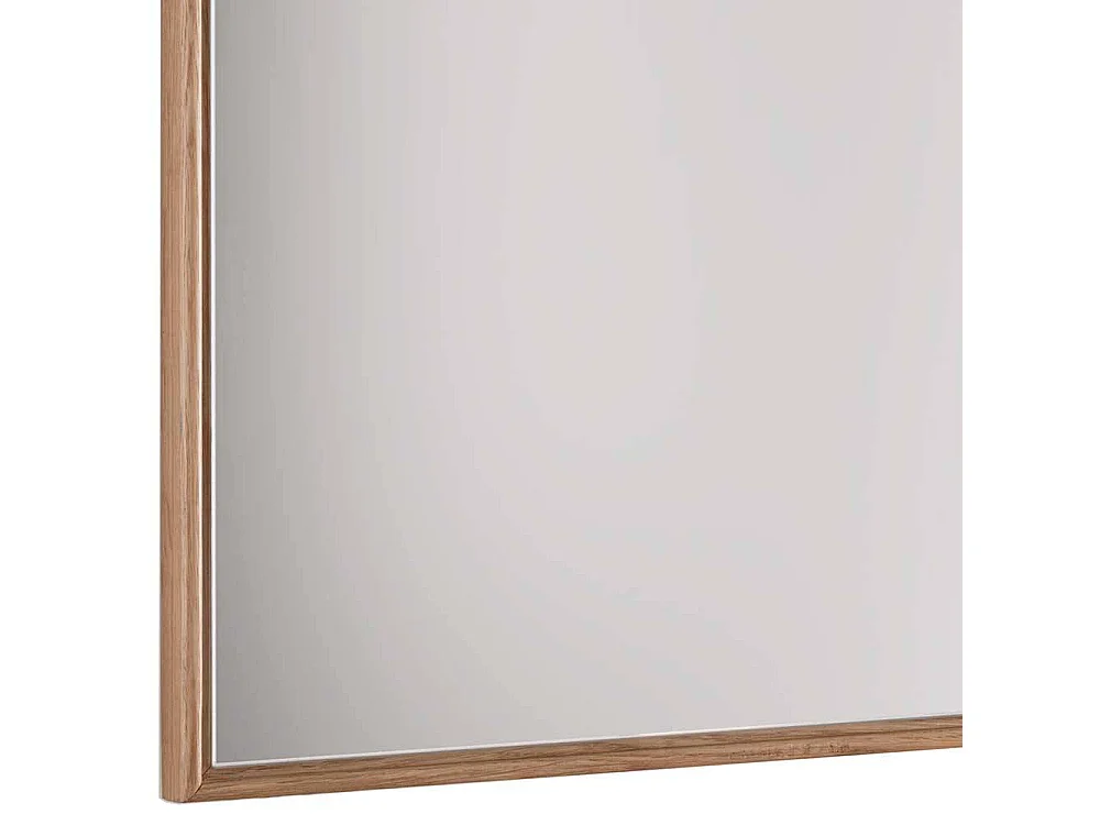 Wandspiegel Glasspiegel mit Holzrahmen in quadratischer Form