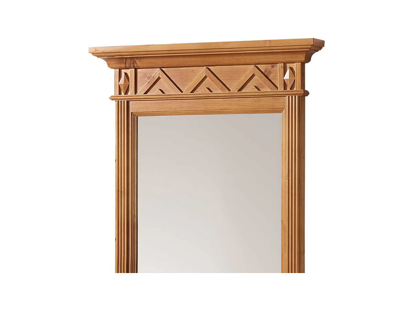 Flurspiegel aus Fichte Massivholz Landhaus