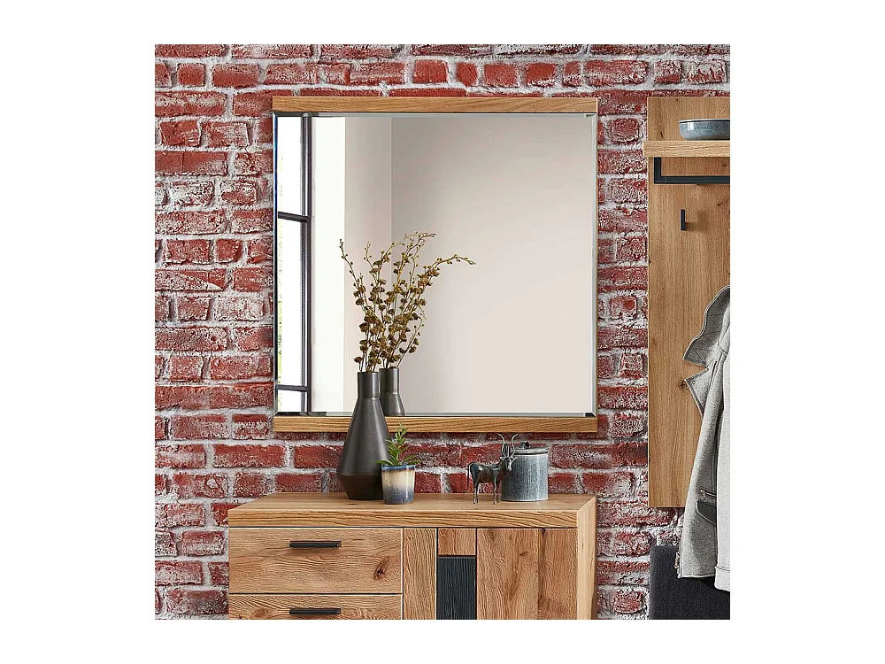 Wandspiegel in rechteckiger Form Facettenschliff