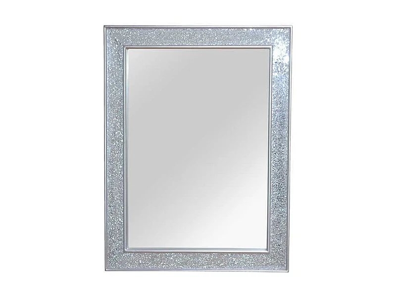 Flurspiegel in Silberfarben Mosaik Optik