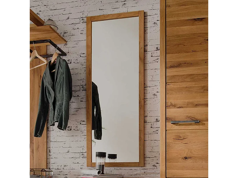 Flurspiegel aus Wildeiche Massivholz rustikalen Landhausstil