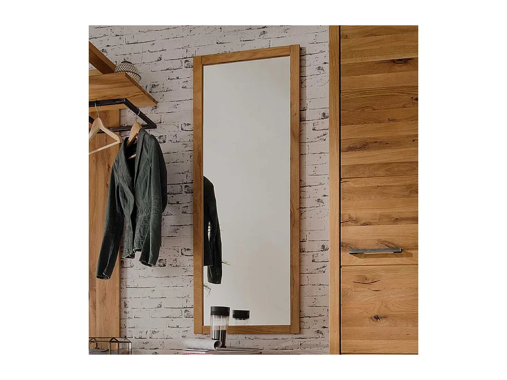 Flurspiegel aus Wildeiche Massivholz rustikalen Landhausstil