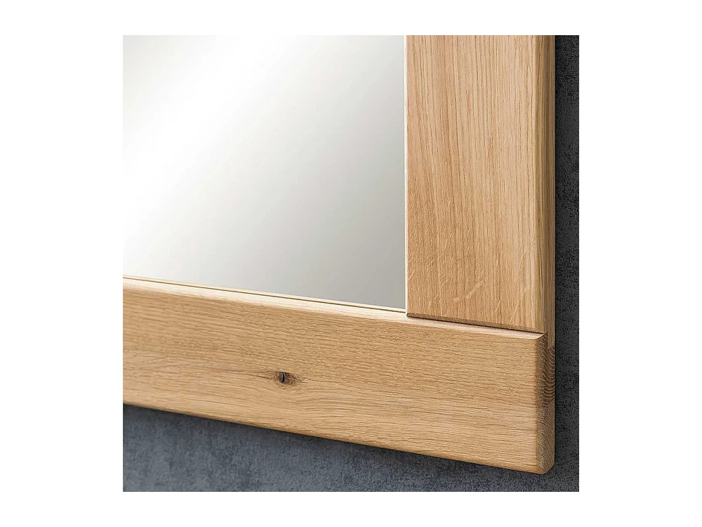 Schlafzimmerspiegel in Eiche Bianco massiv modern
