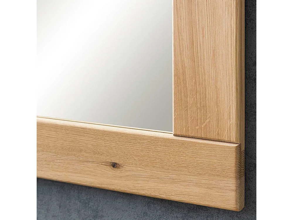 Schlafzimmerspiegel in Eiche Bianco massiv modern