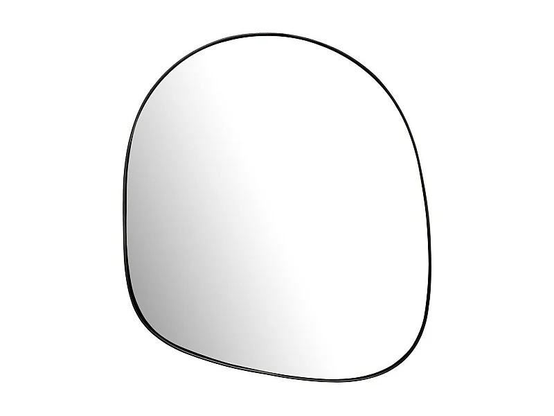 Wandspiegel Flurspiegel in organischer Form mit Metallrahmen