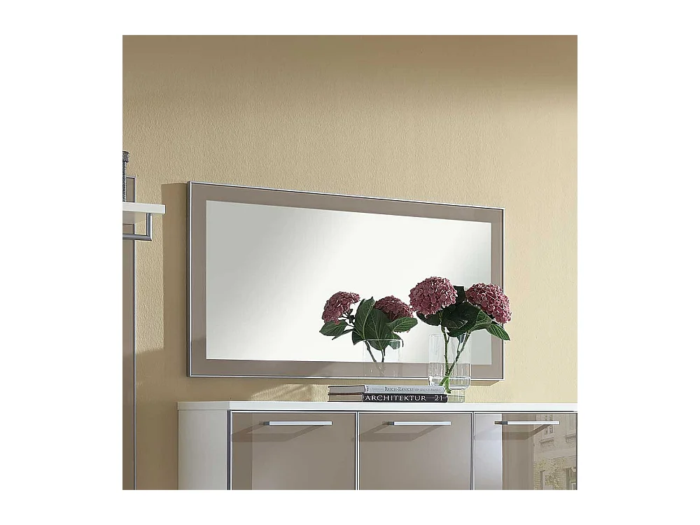 Garderobenspiegel in Taupe Glas modern