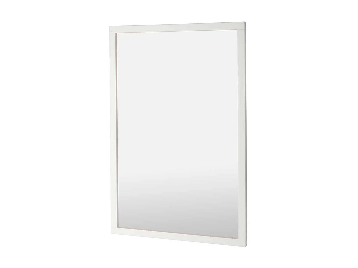 Spiegel Schlafzimmer in Weiß rechteckiger Rahmen