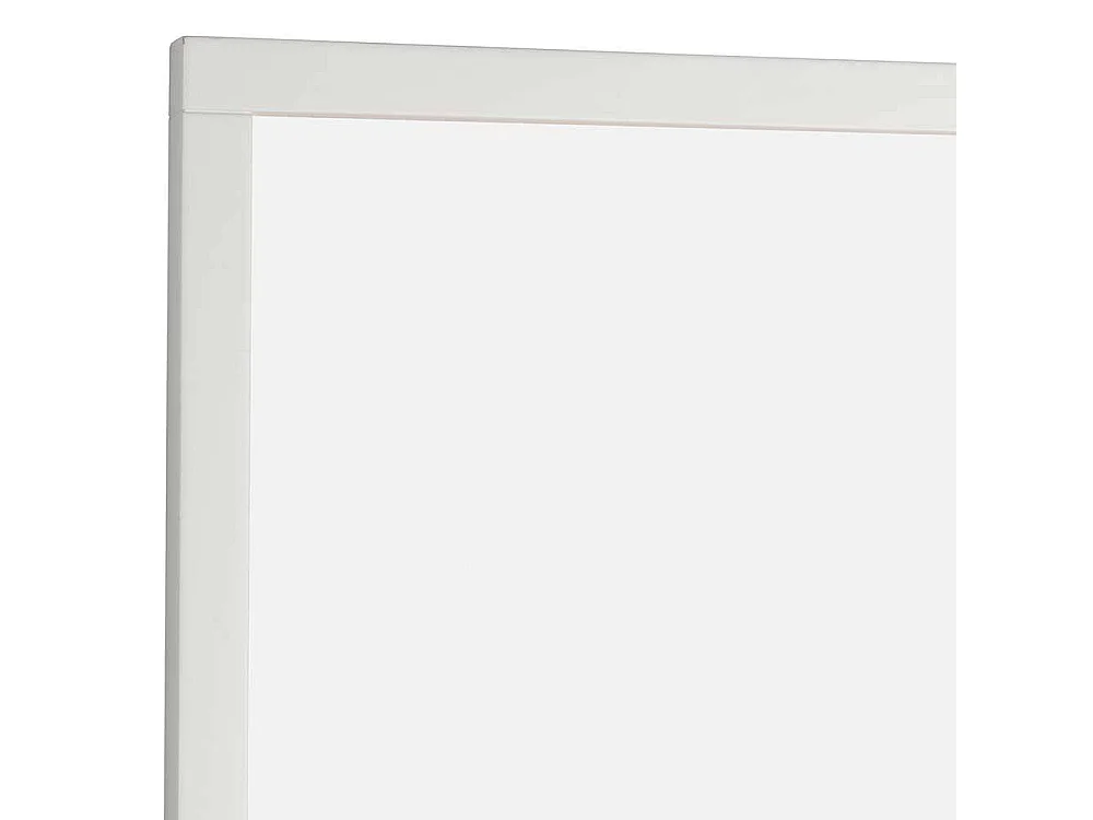 Spiegel Schlafzimmer in Weiß rechteckiger Rahmen