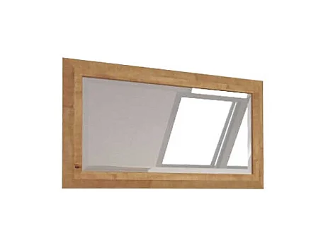 Garderobenspiegel aus Wildeiche Massivholz natur geölt