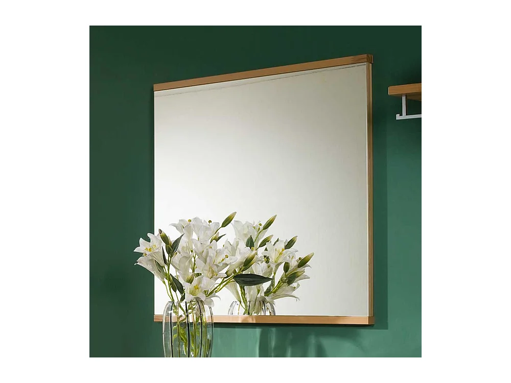 Dielenspiegel aus Kernbuche Massivholz 90 cm breit