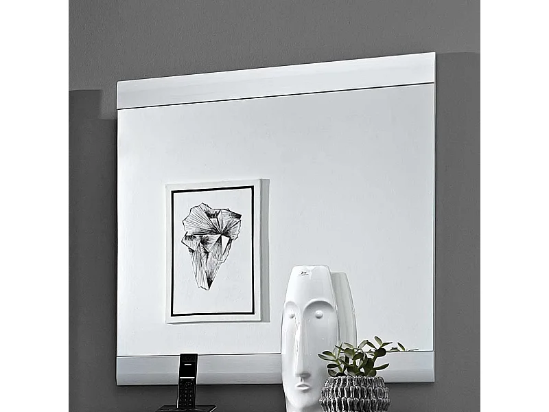 Garderobenspiegel in Weiß modern