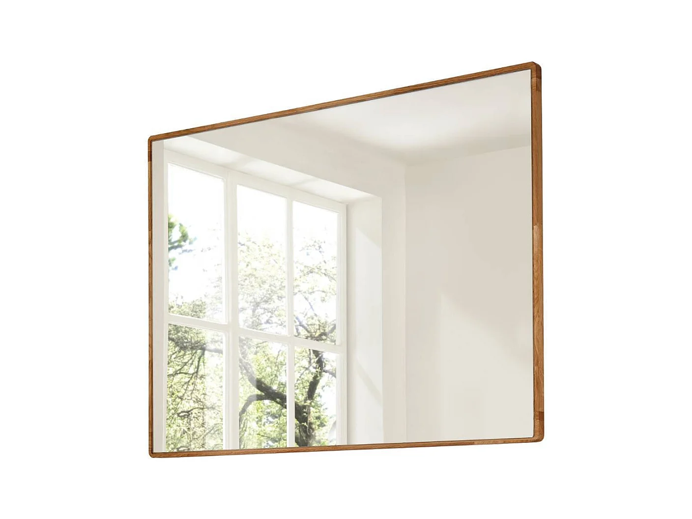 Spiegel Garderobenspiegel mit Holzrahmen für die Wandmontage