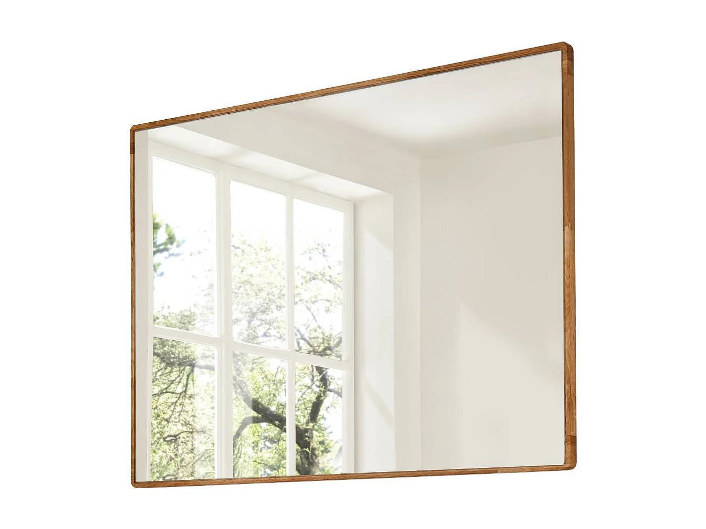 Spiegel Garderobenspiegel mit Holzrahmen für die Wandmontage