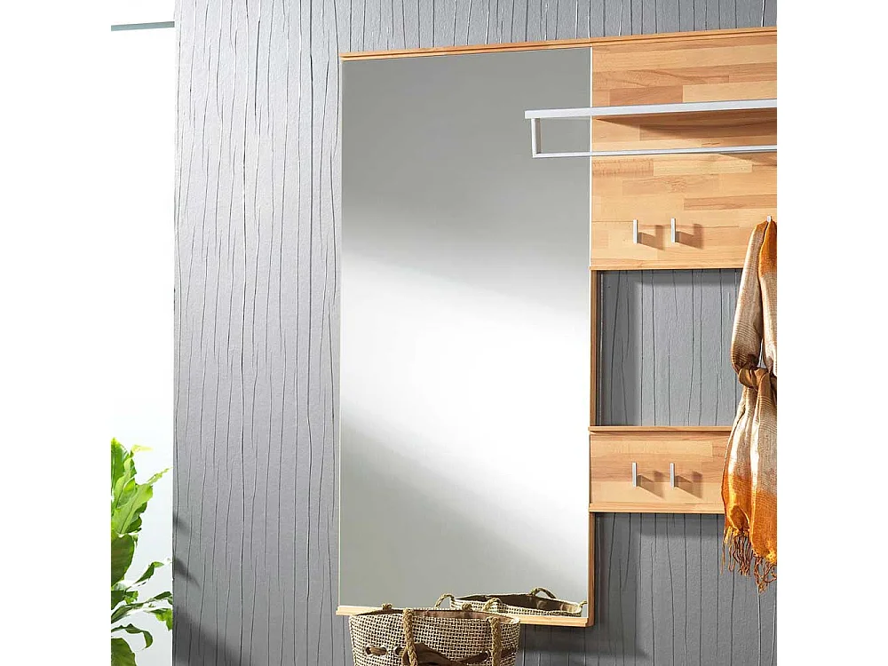 Dielenspiegel aus Kernbuche Massivholz modern