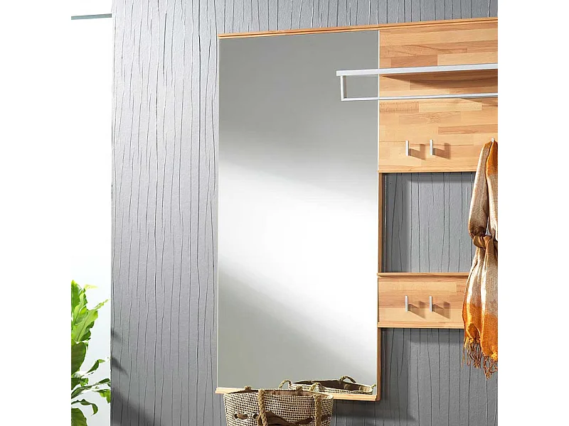 Dielenspiegel aus Kernbuche Massivholz modern