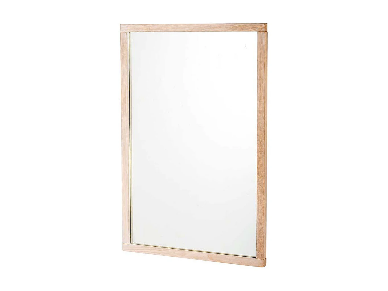 Schlafzimmerspiegel für die Wandmontage Holz White Wash