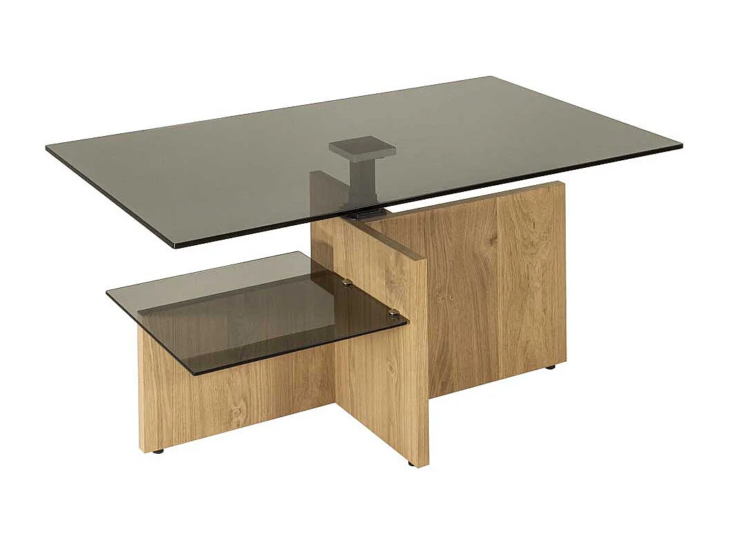 Couchtisch höhenverstellbar Parsolglas Platte