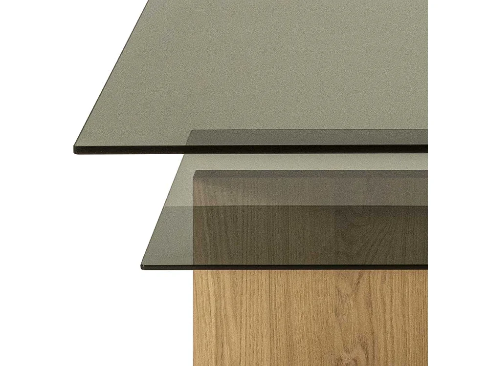 Couchtisch höhenverstellbar Parsolglas Platte