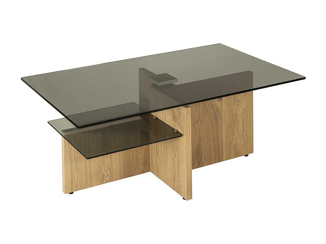 Couchtisch höhenverstellbar Parsolglas Platte