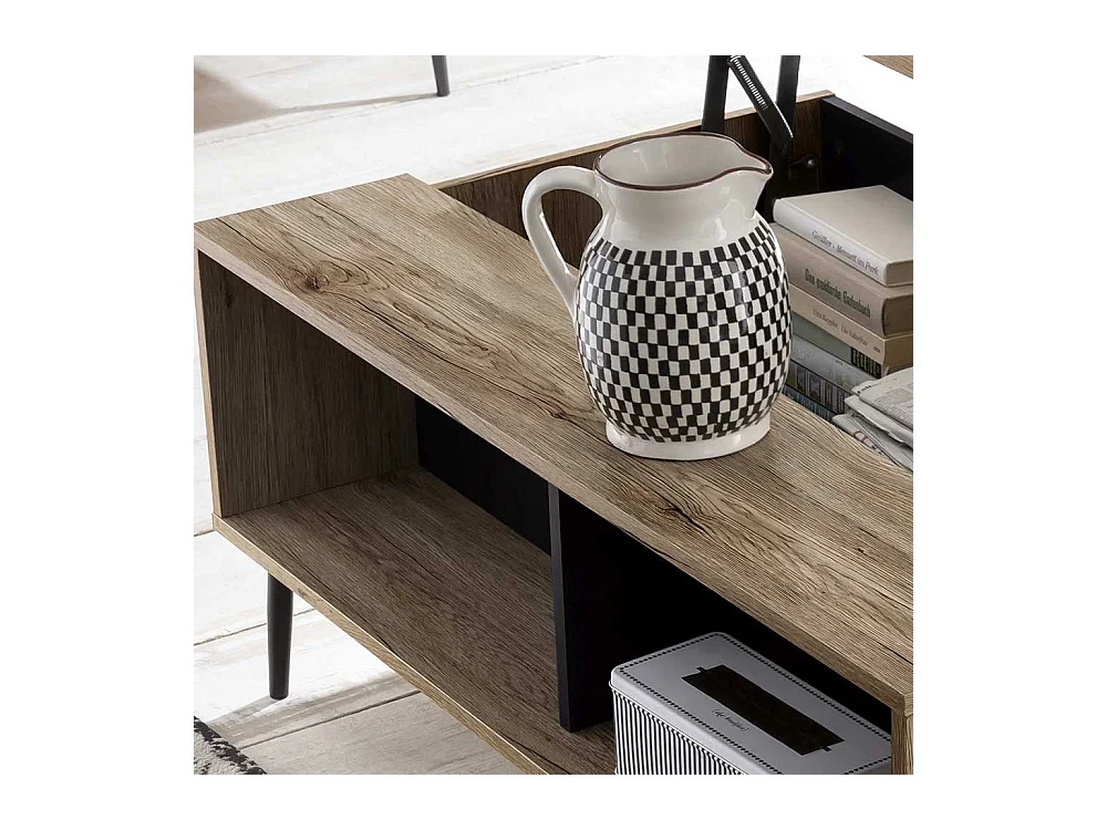 Couchtisch in Grey Wash Optik 100 cm breit